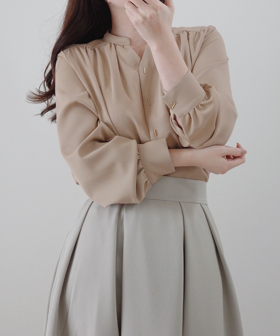 キーネックブラウス（2025SS)