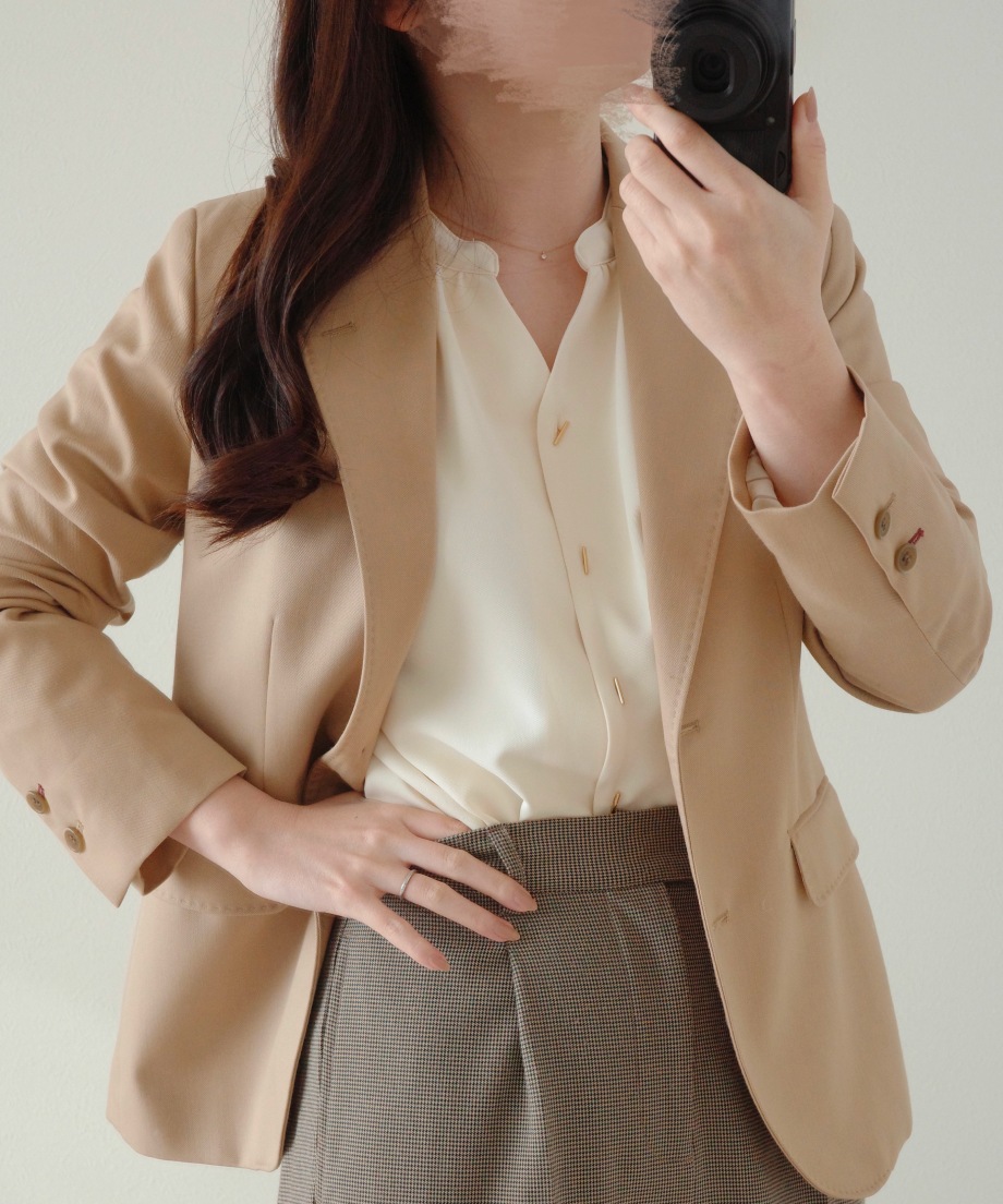 キーネックブラウス（2025SS)