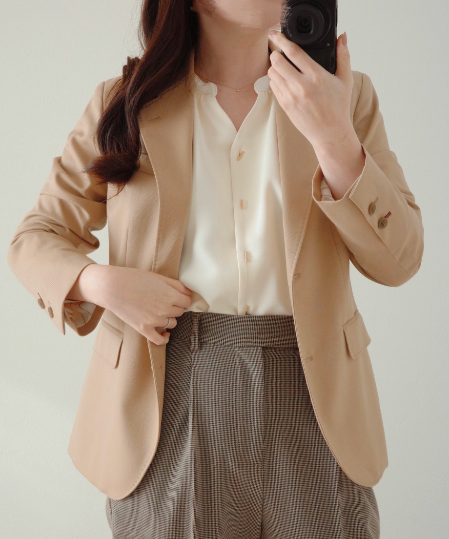 キーネックブラウス（2025SS)