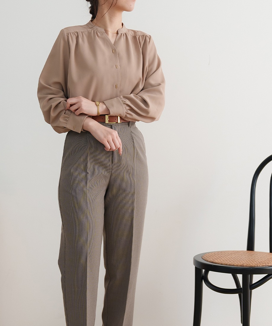 キーネックブラウス（2025SS)