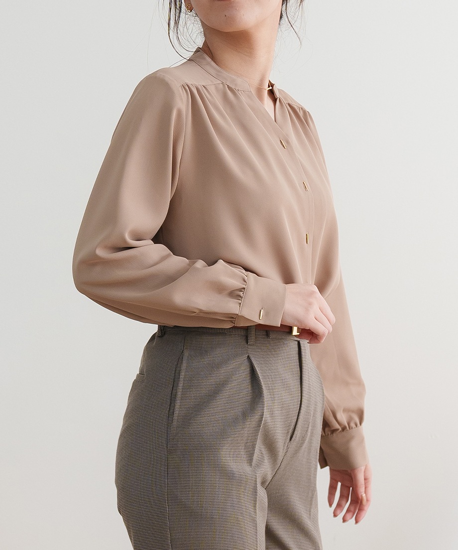 キーネックブラウス（2025SS)