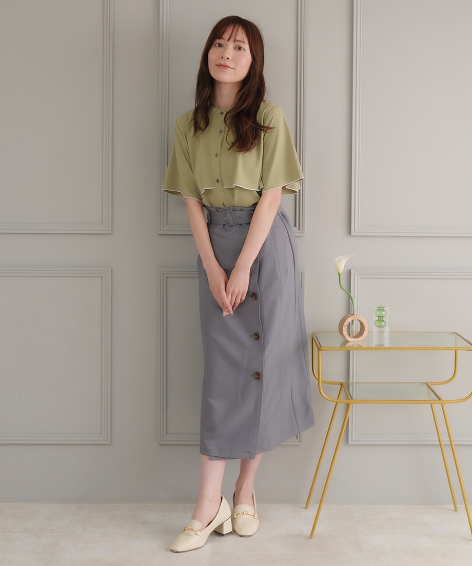 トレンチライクタイトスカート