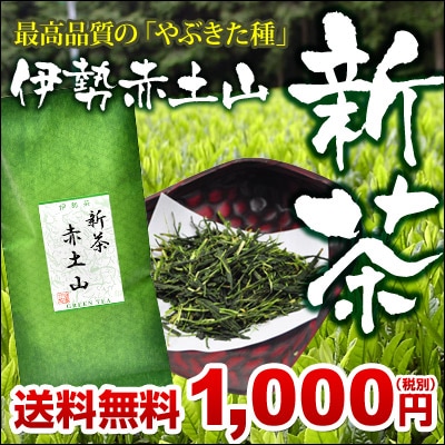2025年新茶 限定予約販売 伊勢赤土山新茶１００ｇメール便