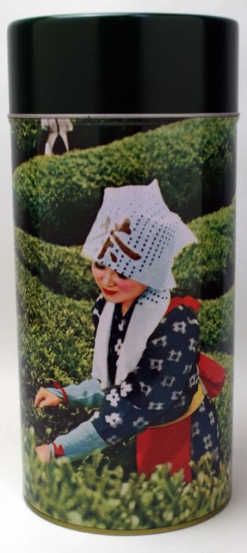 お茶缶 容器 茶筒 スチール缶 お茶缶（煎茶1kg用）