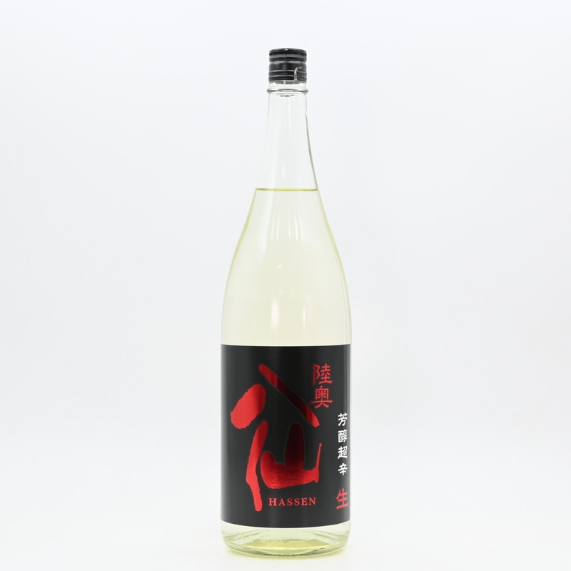 陸奥八仙 芳醇超辛 特別純米 生 黒ラベル 1.8L