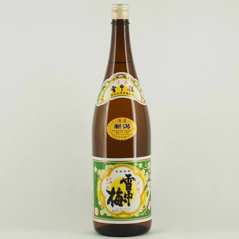 日本酒  雪中梅  １升瓶×２本 楽天市場】雪中梅 普通酒・本醸造 720ml（4合） 2本セット 株式