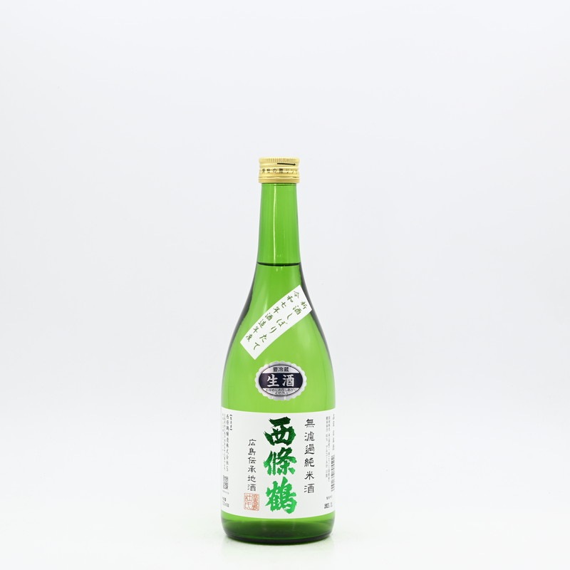 西條鶴 無濾過純米酒 新酒しぼりたて 生 720ml