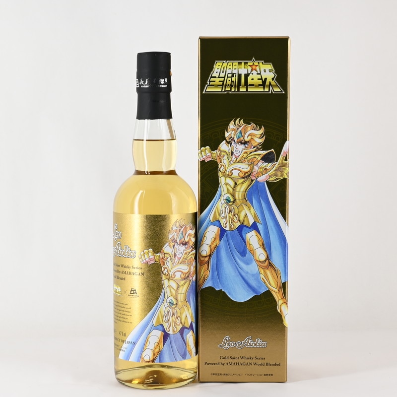 聖闘士星矢 ゴールドセイント ウイスキーシリーズ Powered by AMAHAGAN レオ アイオリア　700ml【箱入り】-伊勢五本店  オンラインショップ