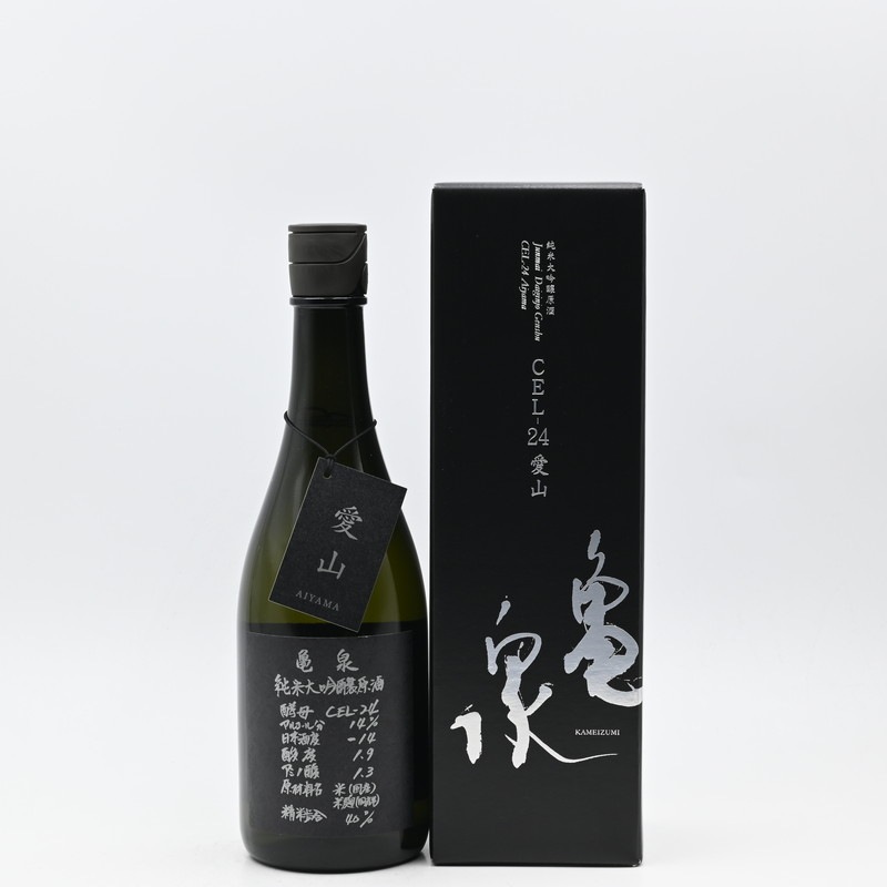亀泉 純米大吟醸原酒 CEL-24 愛山 720ml【箱入り】