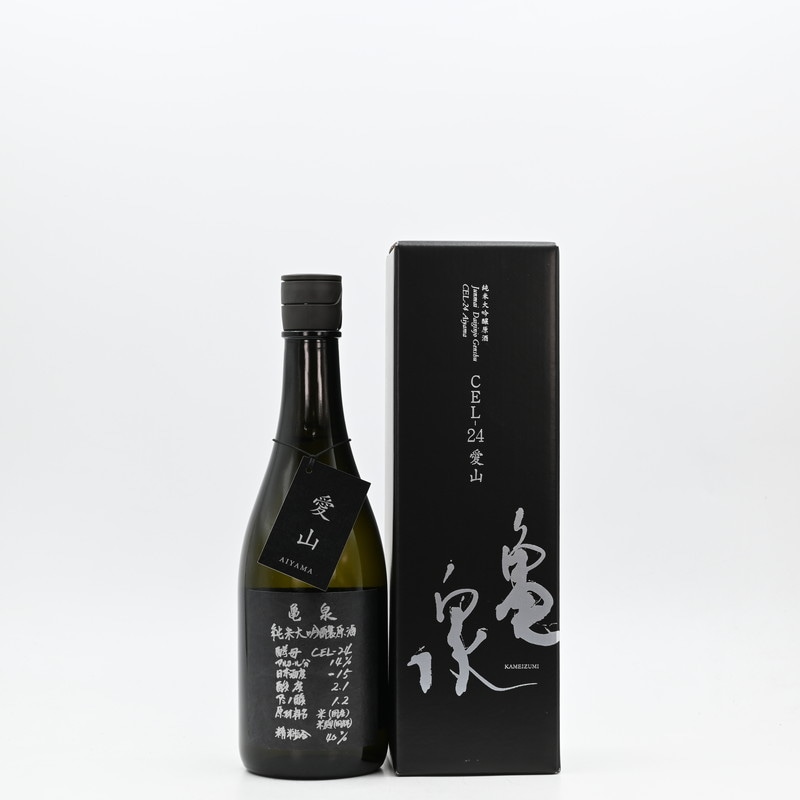 亀泉 純米大吟醸原酒 CEL-24 愛山 720ml【箱入り】