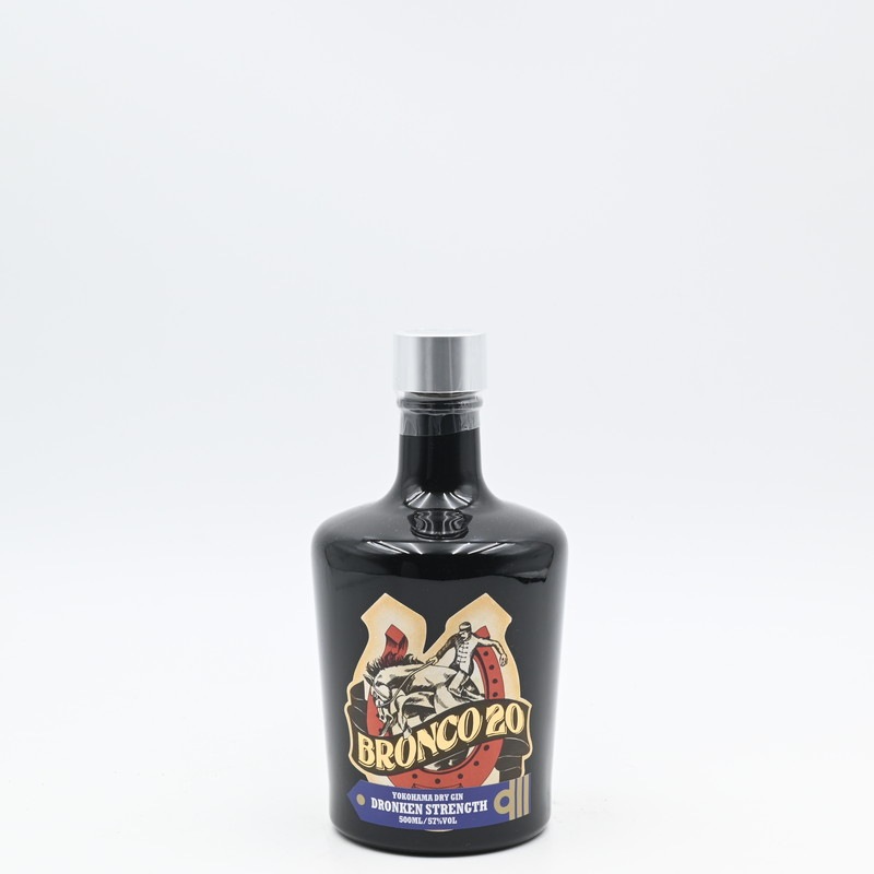 横浜ジン蒸溜所 BRONCO 20 YOKOHAMA DRY GIN DRONKEN STRENGTH 500ml