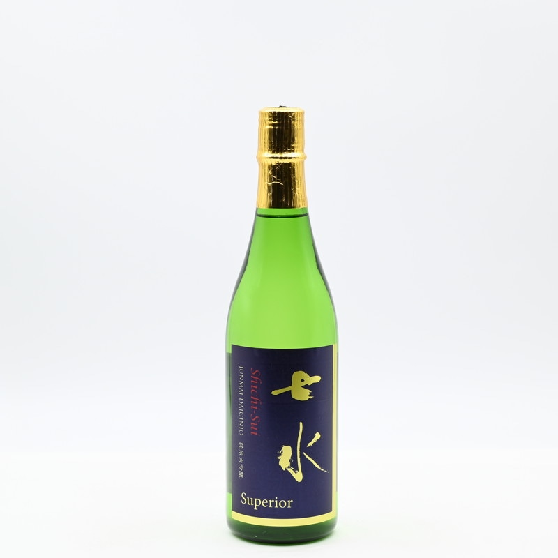 大吟醸 720ml 緑色ボトル 七水 純米大吟醸40 Superior 720ml【箱入り】