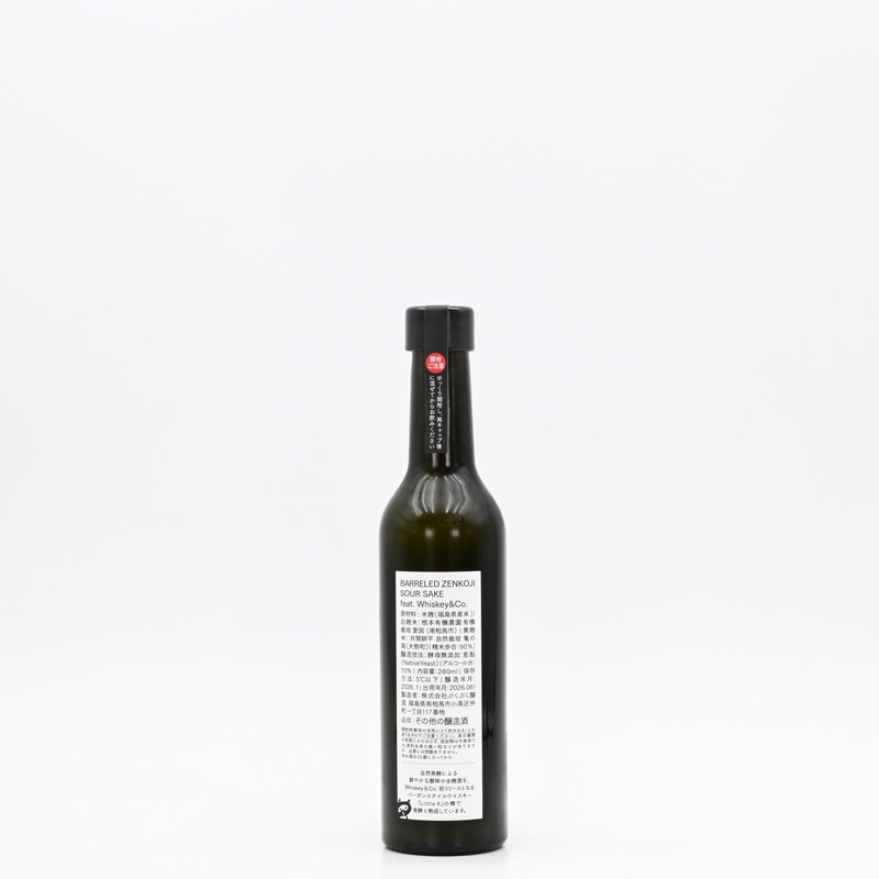 ぷくぷく醸造 BARRELED ZENKOJI SOUR SAKE feat. Whiskey&Co. 280ml