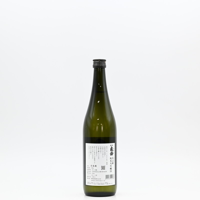 信州亀齢 純米大吟醸39 美山錦 720ml