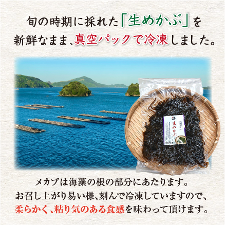 冷凍 生めかぶ（刻み）100g [めかぶ]（入数：3パック） | 伊勢志摩の