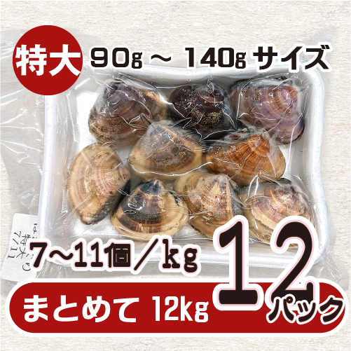 冷凍 はまぐり 特大サイズ 90～140g（7～11個/kg）[はまぐり]