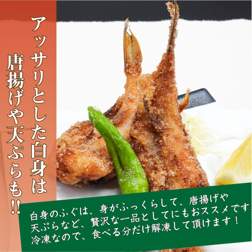 冷凍 サバフグ 身欠きドレス 大サイズ 1kg（2～4本入）[魚介類]