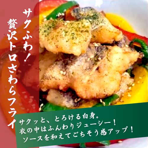 三重県答志島 トロさわら 冷凍切り身 50～60g×5切[魚介類]