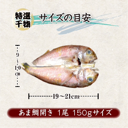 □特選干物 あま鯛の開き（冷凍）[甘鯛ひもの] 1枚