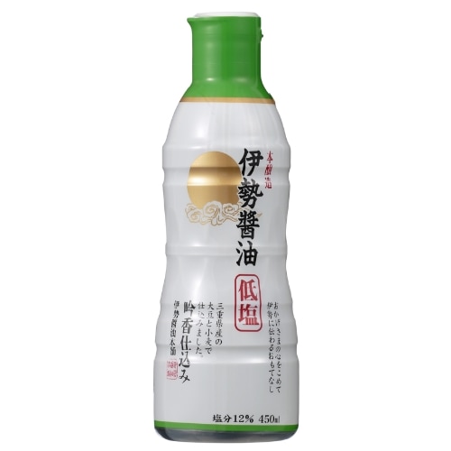 伊勢醤油 低塩 スクイズボトル 450ml