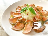 炙りサーモンバジルオリーブ（125ｇ） 3本セット