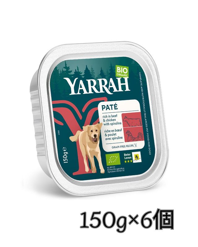 YARRAH�ӡ��դȥ��ԥ��ʤΥɥå��ѥ�150g <6�ĥ��å�>