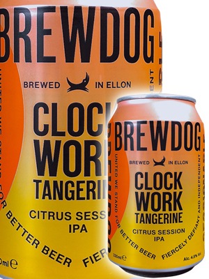BREW DOG CLOCKWORK/ブリュードッグ・クロックワークタンジェリン 缶 330ml 1ケース(24本)