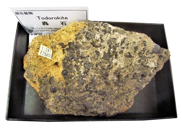 T-281 轟石(Todorokite) | 酸化鉱物 | Mineral Shop たんくら