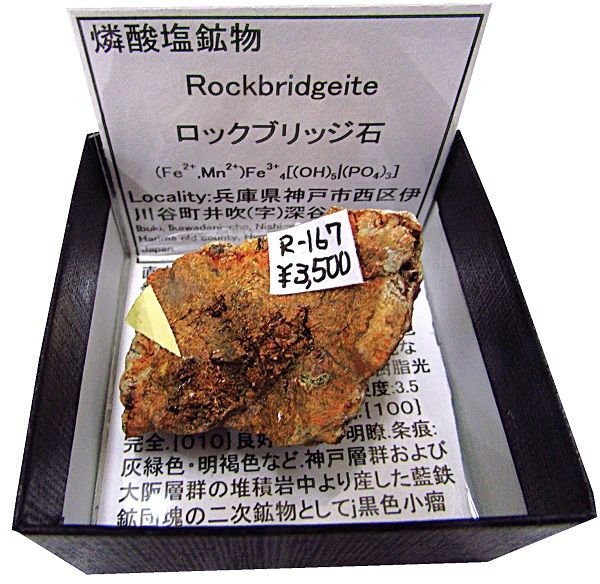 R-167 ���å��֥�å���(Rockbridgeite)