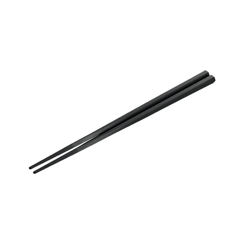 【50個入り】樹脂製エコ箸 黒