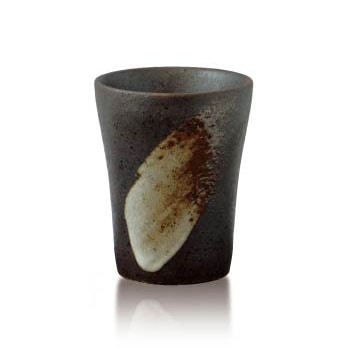 焼酎・日本酒アイテム（陶器）／黒伊賀タンブラー　４個入／容量２２０ｍｌ　