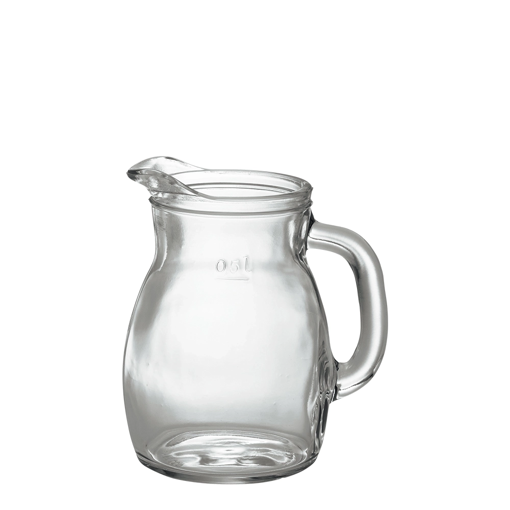 【12個入り】ガラスピッチャー600ml／容量実容量500ml