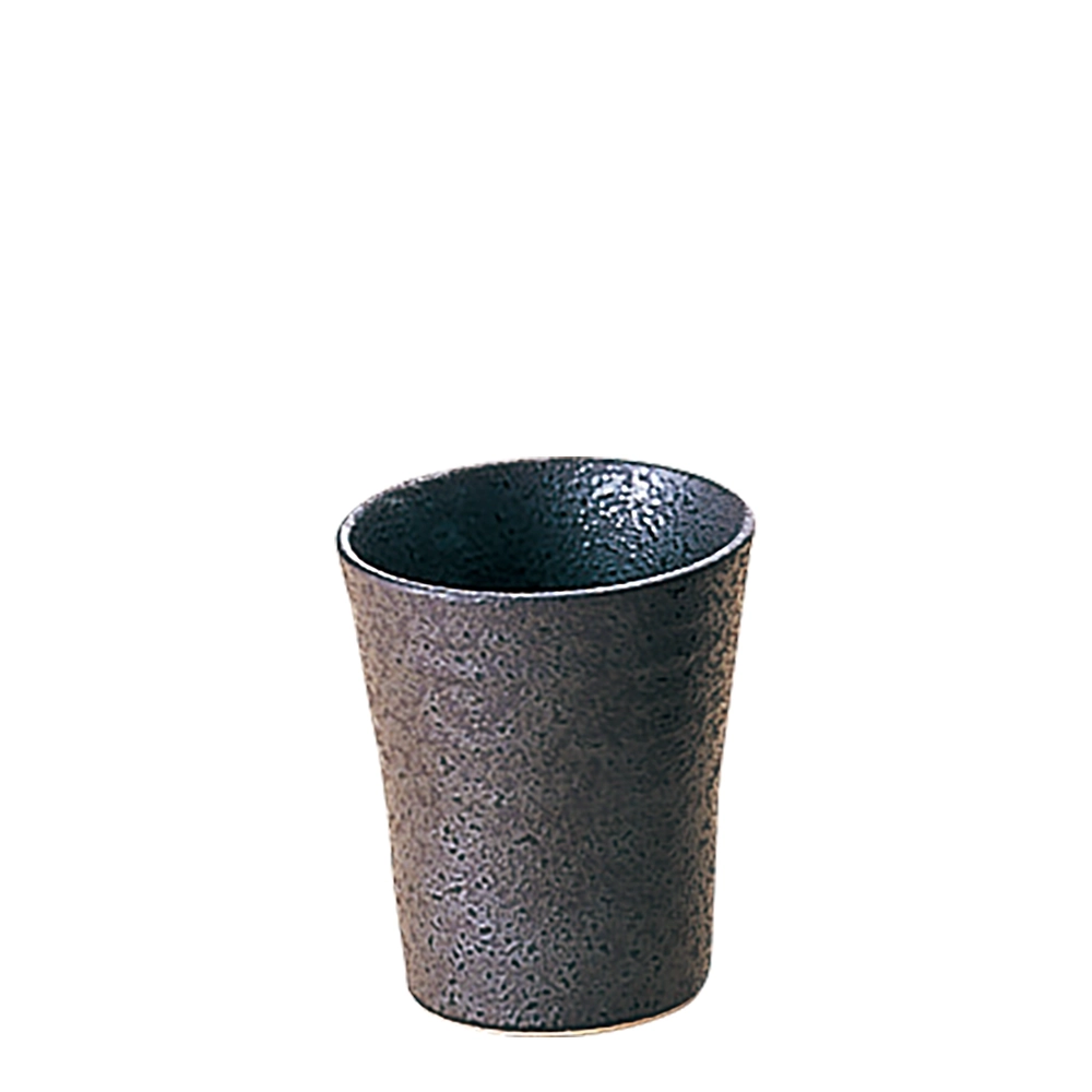 【12個入り】黒備前グイ呑／容量90ml