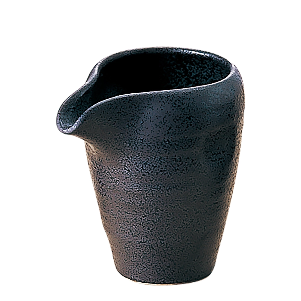 【4個入り】黒備前 片口 大／容量満容量350ml