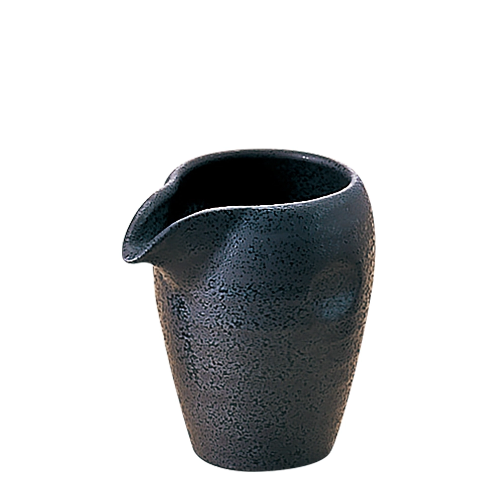 【4個入り】黒備前 片口 小／容量満容量240ml