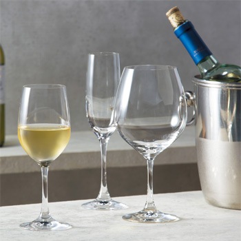高級ワイングラス／ＩＰＴクリスタル　白ワイン　４個入／容量３１５ｍｌ　【食器洗浄機対応】