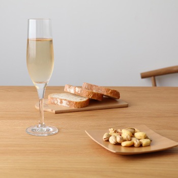 シャンパングラス／シャンパン（全面イオン強化）　６個入／容量１６５ｍｌ　【食器洗浄機対応】　