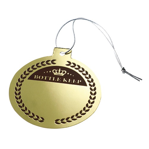 洋酒備品／ペーパーボトルネック【ゴールド】　１００枚入　