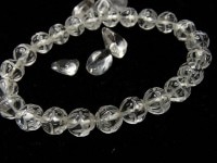 天然石3A水晶蓮華彫り約8mm数珠ブレスレット|クリスタル（水晶）|石種別で探す