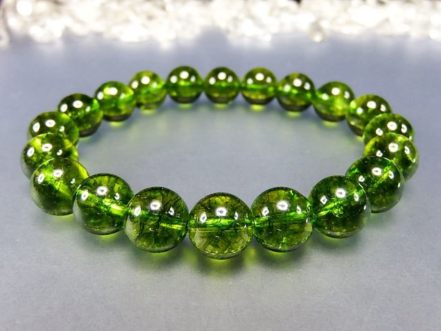 大迫力大粒♡ペリドット ブレスレット 一点もの】【特選品】大玉ブレス（ペリドットAAAA）12mm