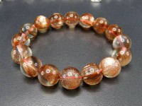 キラキラ砂金ルチルクォーツ超綺麗12mm強ブレスレット男女兼用石街|その他|石種別で探す