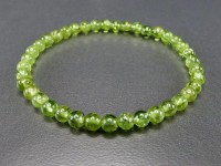 石街 ペリドット ブレスレット 5mm AA 天然石 未着色 夫婦幸福|ペリドット（カンラン石）|石種別で探す