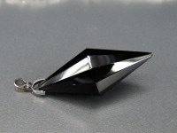 石街オブシディアンカットペンダントトップ4A天然石ステンレス金具魔除け|オブシディアン（多色）|石種別で探す