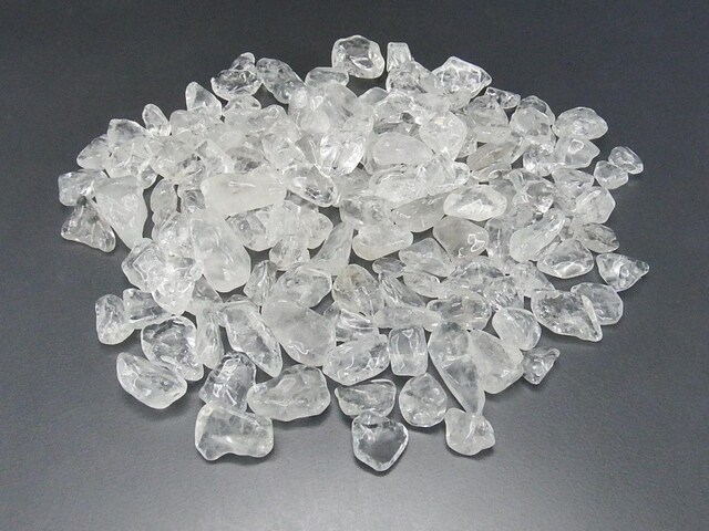 天然　水晶　開運　浄化 開運浄化用水晶さざれ本物天然水晶天然石100g中大サイズ | 石