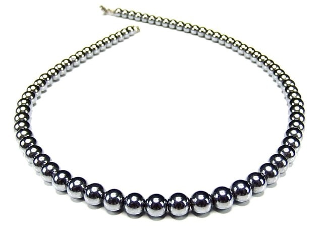 AAA高純度テラヘルツ鉱石6mm強ネックレス軽量健康系石街 | 新商品一覧