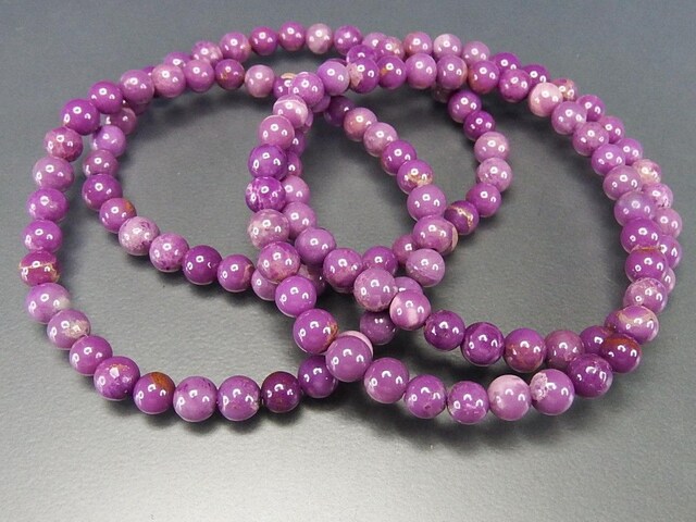 フォスフォシデライト約5mmブレスレットAAレア色天然石精神安定 | 石