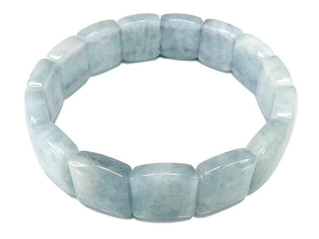 ⭐︎【天然】アクアマリン 肥り バングル 58mm