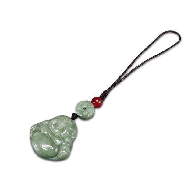 美術工芸品 本ヒスイ 布袋様