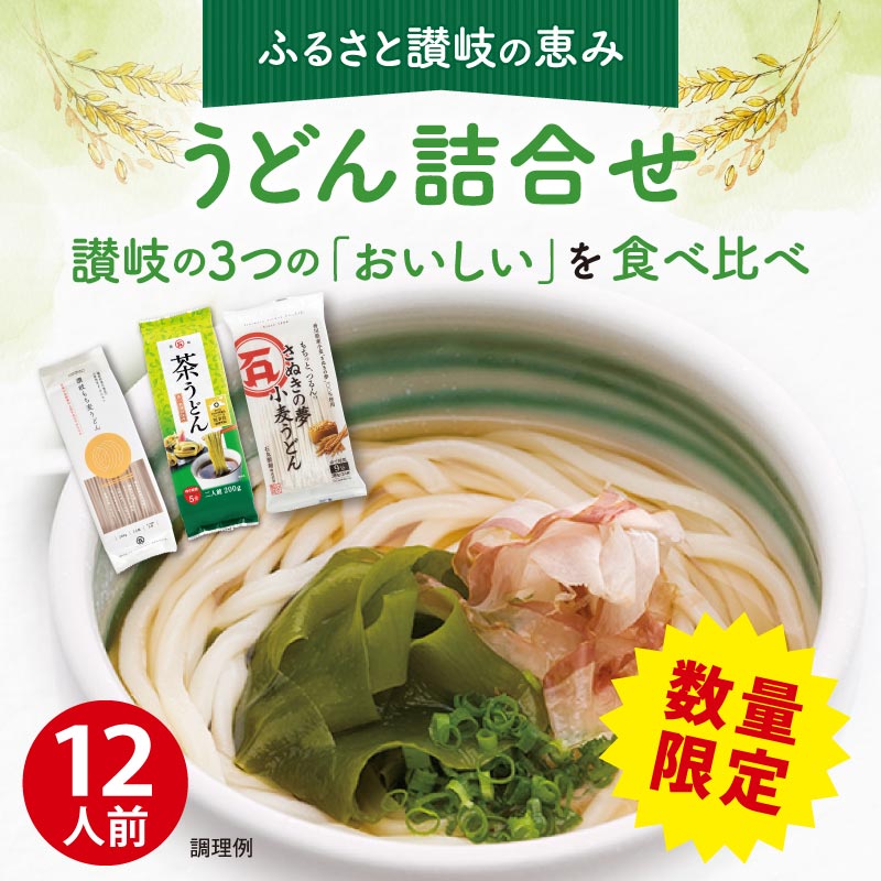 【数量限定！】DM-38　ふるさと讃岐の恵み　うどん詰合せ【送料込※】