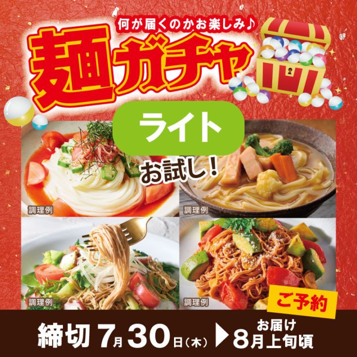 【予約】DMS-14　麺ガチャお試しライト【送料込※】